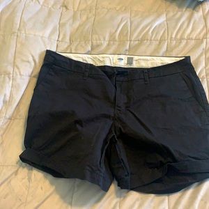 black old navy shorts size 8